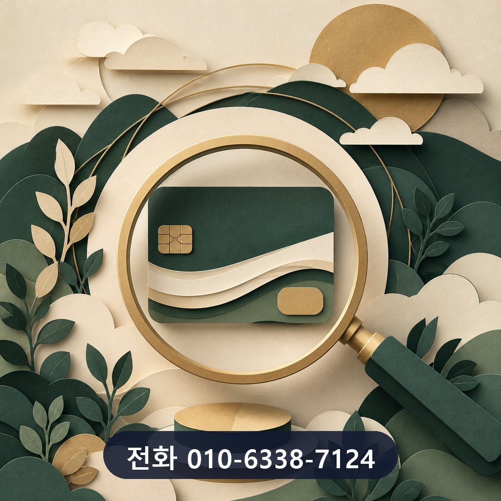 신용카드 잔여 현금화 한도 확인 이미지